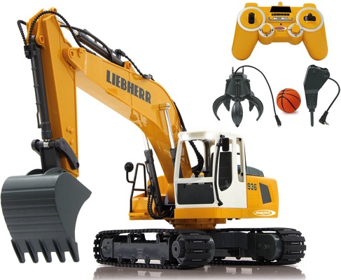 Excavadora Teledirigida Liebherr R936 1:20 2,4GHz Destruction-Set con Pinza y Martillo de Demolicion Excavadora Teledirigida Liebherr R936 1:20 2,4GHz Destruction-Set con Pinza y Martillo de Demolicion